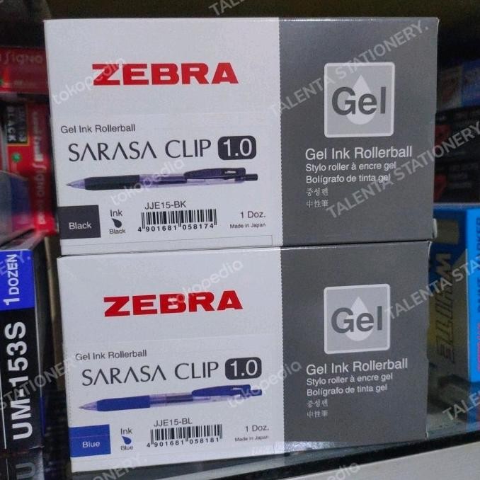 

NEW Pulpen zebra sarasa clip 1.0 [harga 1 dus isi 12 pcs]