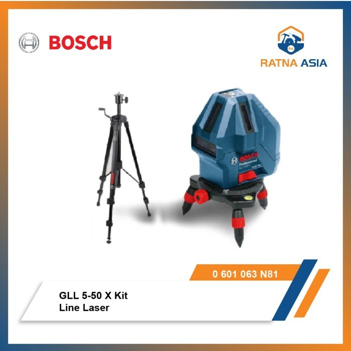 

newgan!! Line Laser Bosch GLL 5-50X / 5-50 X & Tripod BT 150 5/8" Kit