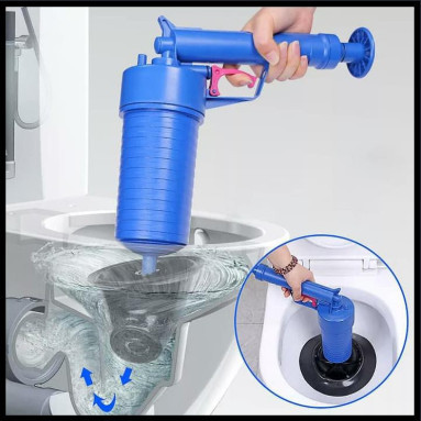 Promo High Pressure Air Drain Blaster Pump Plunger Sink Clog Remover Cleaner