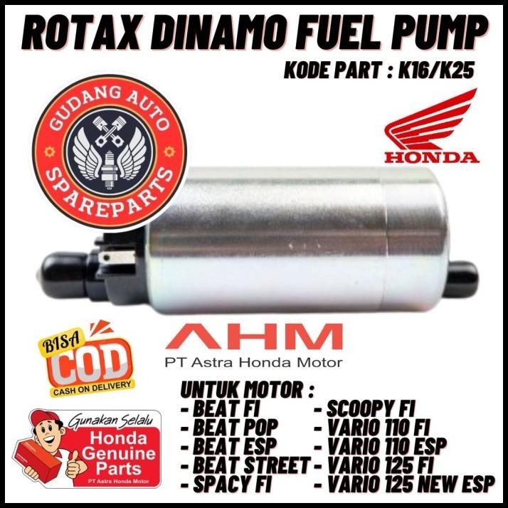 Original AHM Rotak Rotax Dinamo Pompa Fuel Pump Honda Beat Vario FI