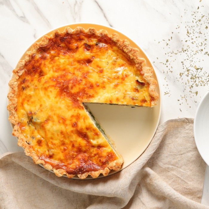 

Mushroom Spinach Quiche Barangbaru