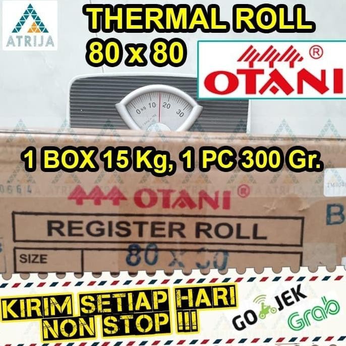 

(Per 20 Roll) Kertas Thermal Struk Kasir Otani 80X80 Core 19 - 20 Roll Original Dan Terpercaya