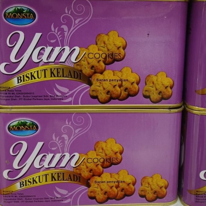 

Ready stock] momsta yam cookies kaleng 700gr