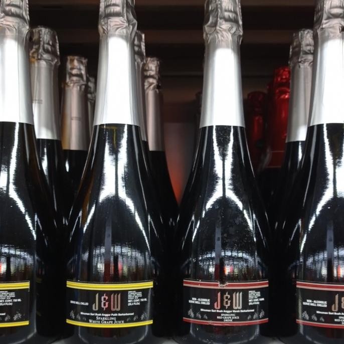 

+%+%+%] j&w sparkling premium red /white grape 750ml