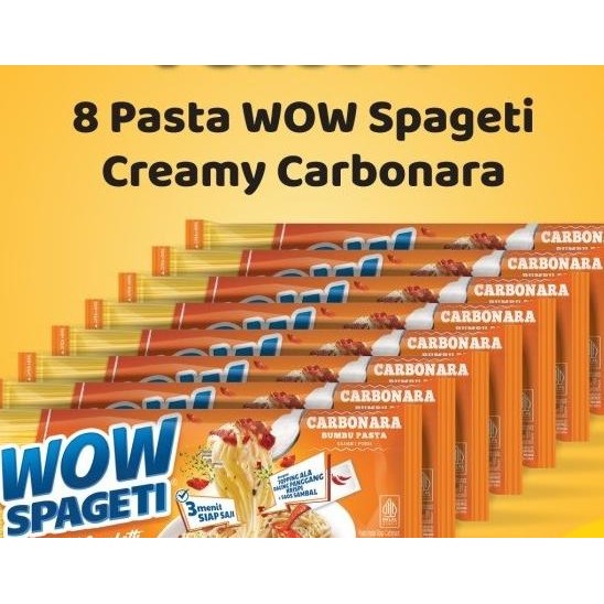 

Paket 8 Pasta Wow Spageti Creamy Carbonara