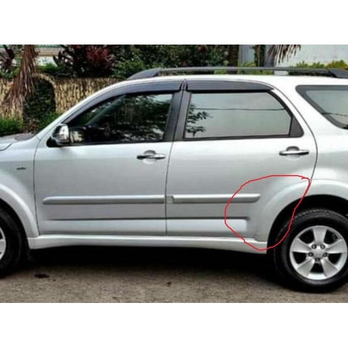 [ P & G ] Moulding Quarter Spoiler Fender Rush Terios Belakang 2010 2011 2012