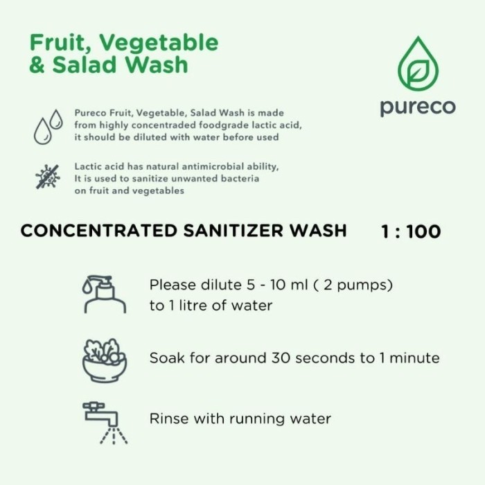 

Pureco Fruit & Vegetable Salad Wash Terbaik