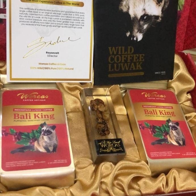 

Kopi Luwak Asli Bali King Isi Dua Large Box