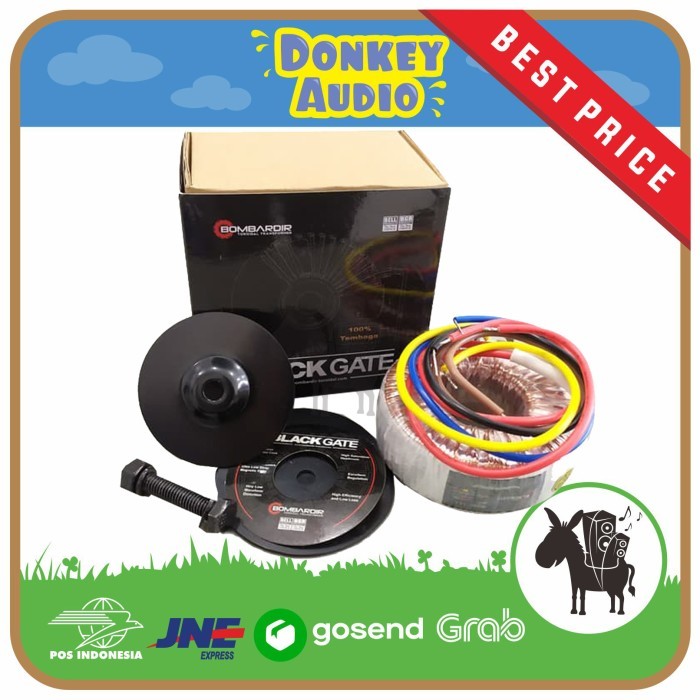 Promo Trafo Toroidal Blackgate 1,5A 15V Non Ct Travo Nol 1.5 1,5 A 15V Donut