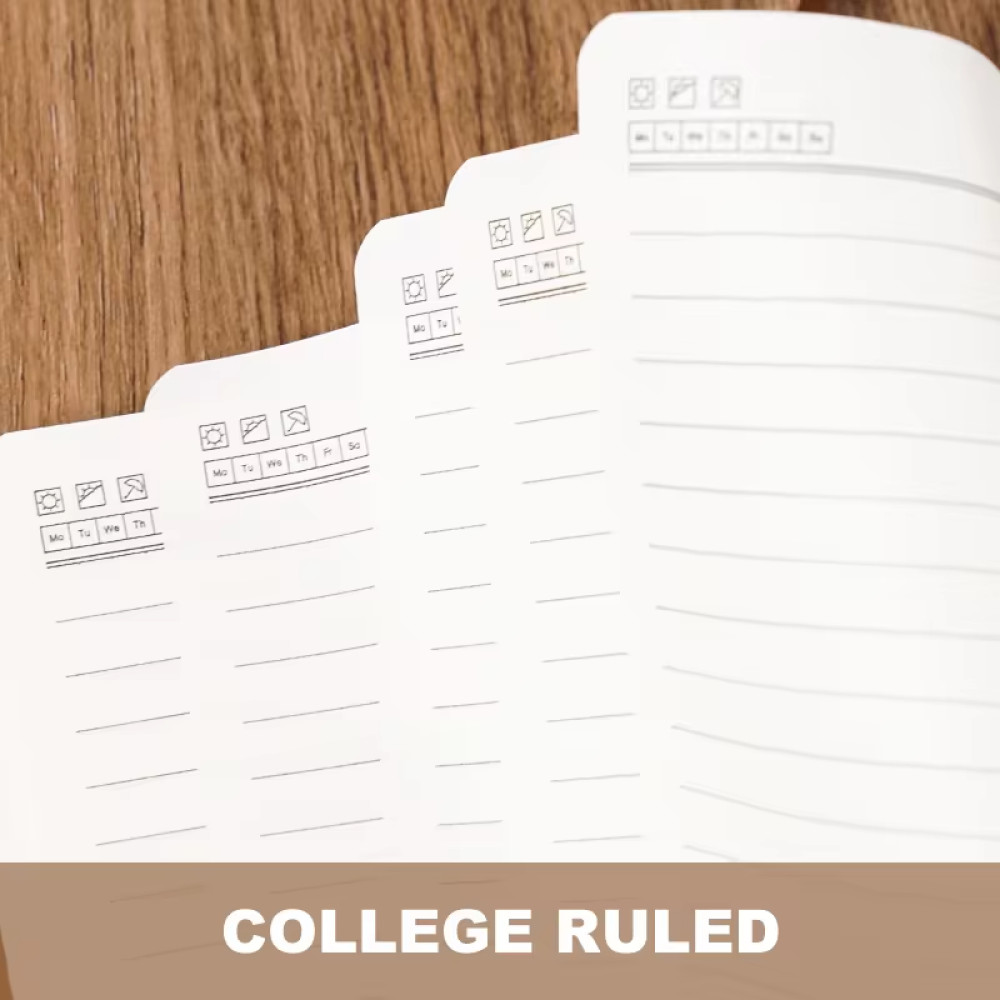 

Toddi Set Buku Jurnal Leather Notebook Diary A5 80GSM 200 Halaman Hitam