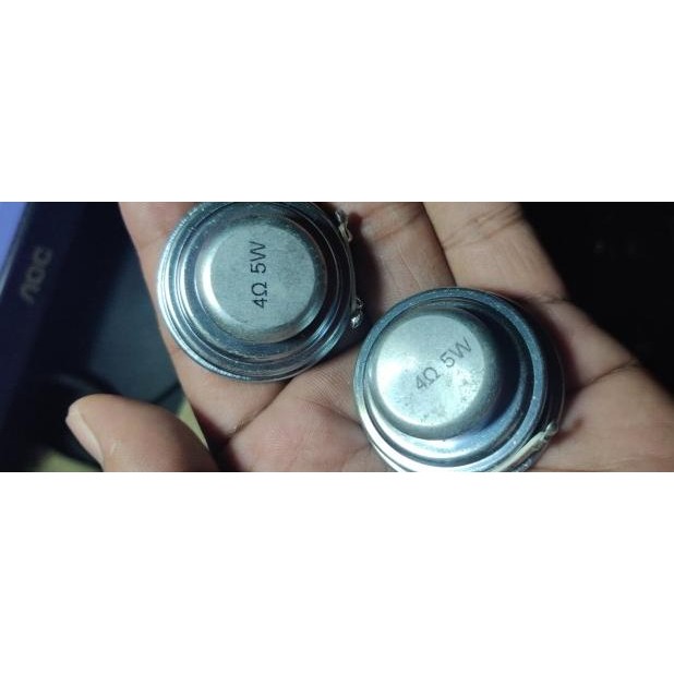 2Pcs Speaker Ni 4Ohm 5W 40Mm 1.5" 1.5 Inch Full Range