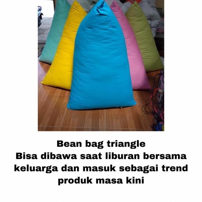 BANTAL KURSI MALAS BEAN BAG / KURSI SOFA SANTAI / BEAN BAG TRIANGLE NEW 3110T
