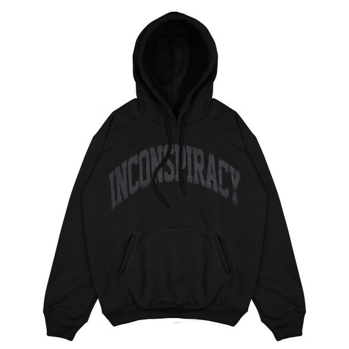 MOXIE HOODIE HIGH SCHOOL UNISEX FLEECE - BLACK ON BLACK