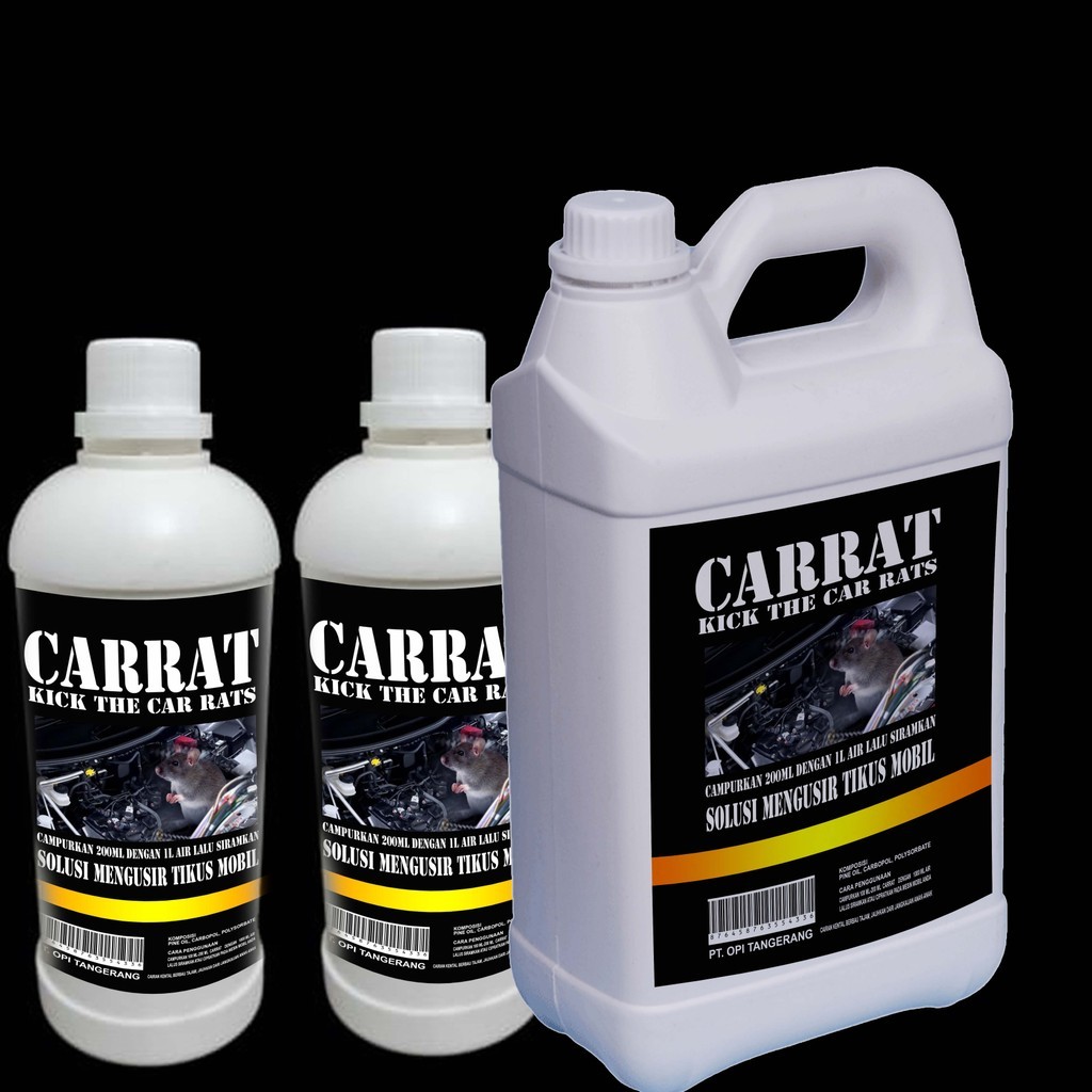 Pengusir Tikus mesin mobil CAR-RAT Cair 1 liter dan 5 liter 5D347