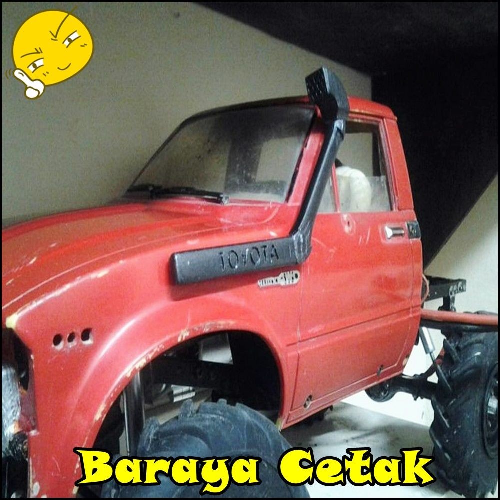 RC Snorkel Hilux Trail Finder Snorkel WPL MN 3D Print Aksesoris Mainan RC