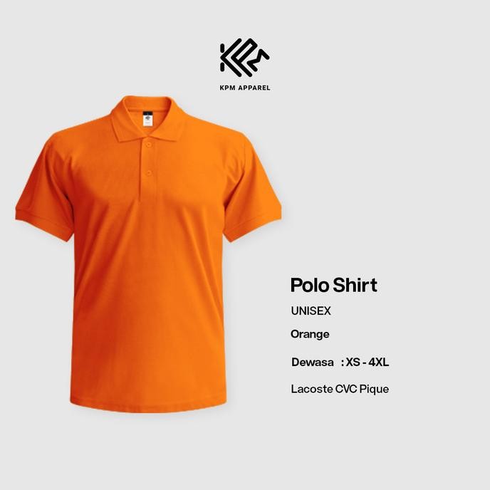 KAOS POLO SHIRT CVC PIQUE KPM APPAREL BIG SIZE PART 2