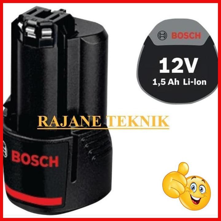 [RJK] BOSCH CORDLESS BATERAI / BATTERY GBA 12 VOLT 1,5AH LI-ION (1600A00F6U)