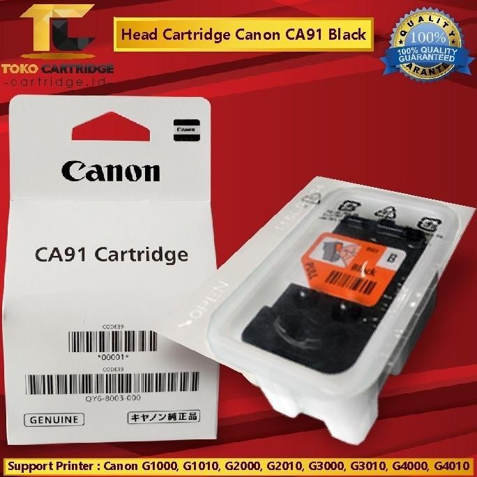 Cartridge Tinta Printer Canon CA91 Black ORI G1010 G2010 G3010 G4010