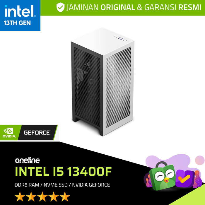 Mini PC ITX H1 V2 Rakitan Intel Core i5 13400F / DDR5 / SSD / NVIDIA