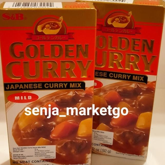 

S&B Golden Curry Japanese Sauce X Mld 92Gr