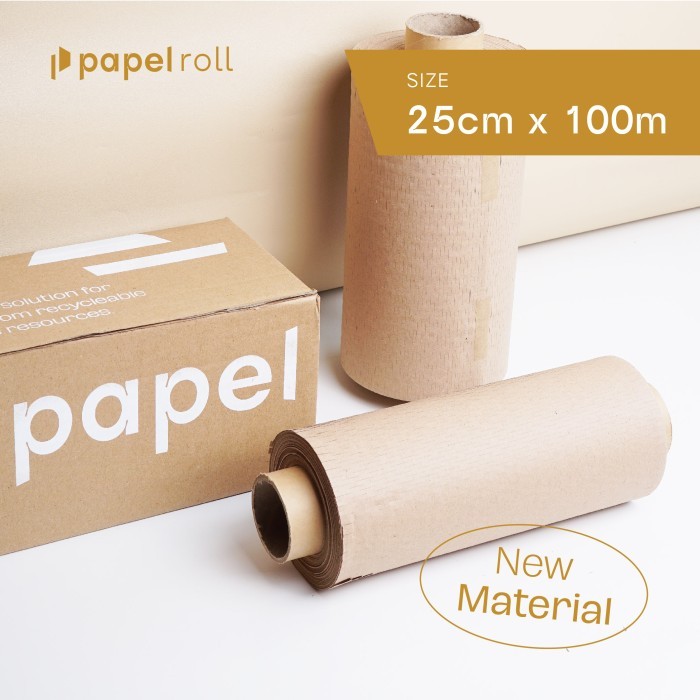 

NEW RECYCLED PAPELROLL 25cm x100m Honeycomb Paper Wrap Eco Friendly