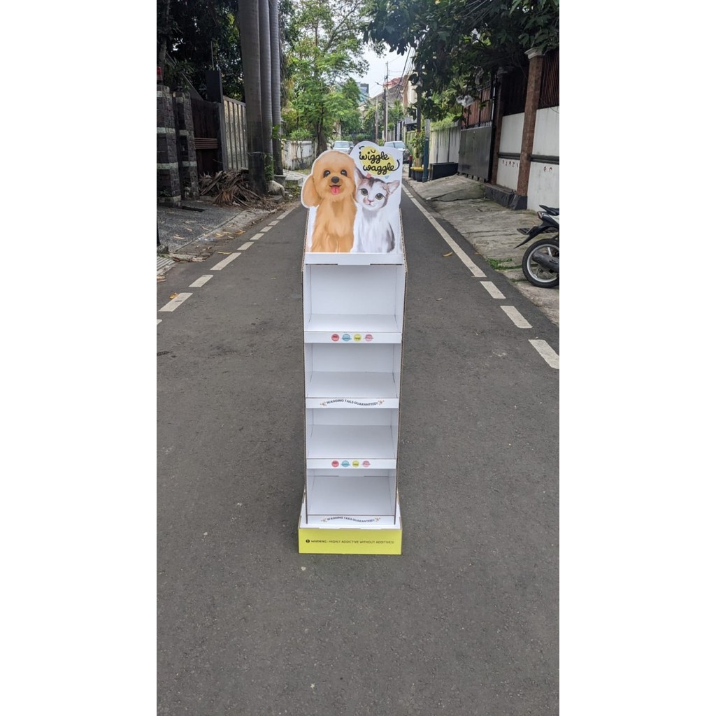 

RAK DISPLAY CUSTOM UKURAN DAN GAMBAR CORRUGATED