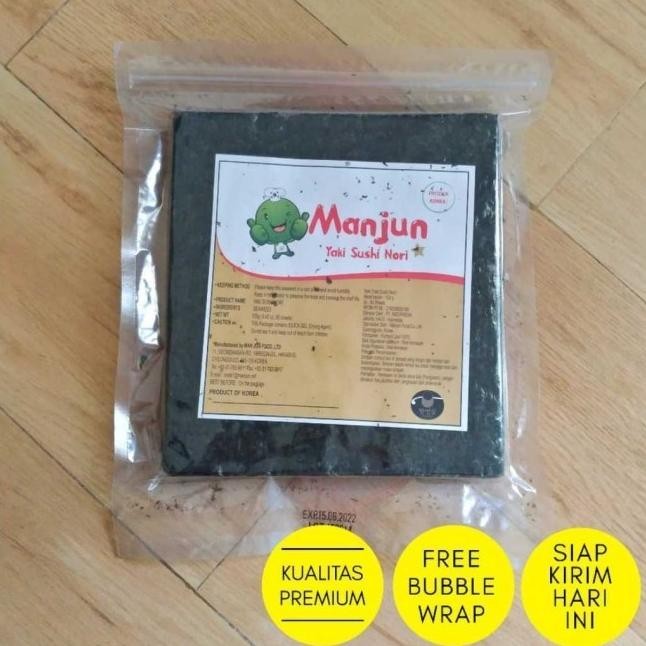 

|Flashshow| Manjun N Halal Seaweed Rumput Laut Susi Sushi Kimbab 20 Lembar