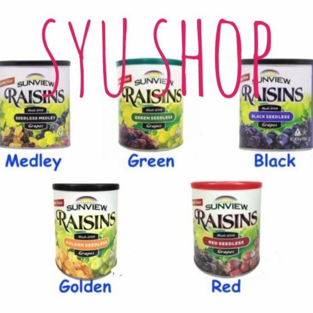

Sunview Raisins 425 Gr Kiss Bla Red Green Golden Meedley