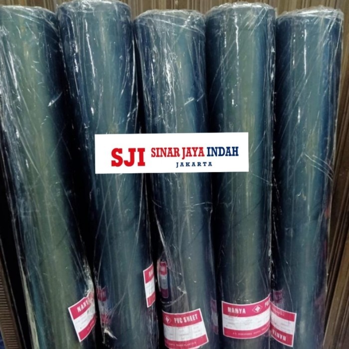 

Plastik Mika Lentur Bening 0.50mm x 122Cm x 1Roll Pvc Mika Lemas