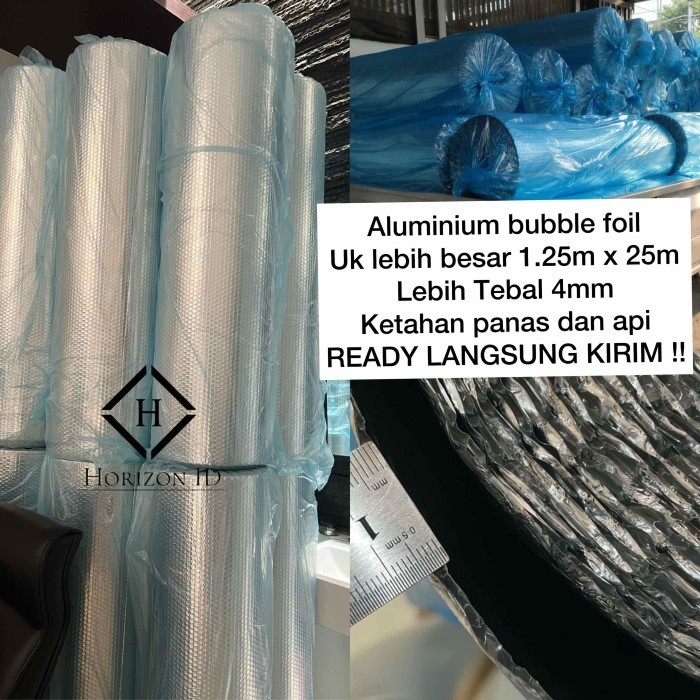 

ALUMINIUM FOIL BUBBLE DOUBLE PEREDAM PANASI ATAP KHUSUS ORDERAN INSTAN