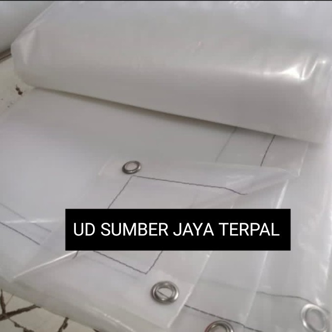 

plastik UV bening transparan ukuran 4x6 meter