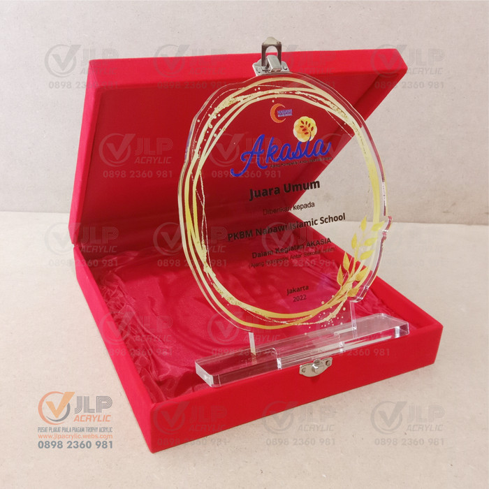 

Plakat Acrylic, Plakat Akrilik, Plakat, Piagam, Vandel 20x20 + Box J04