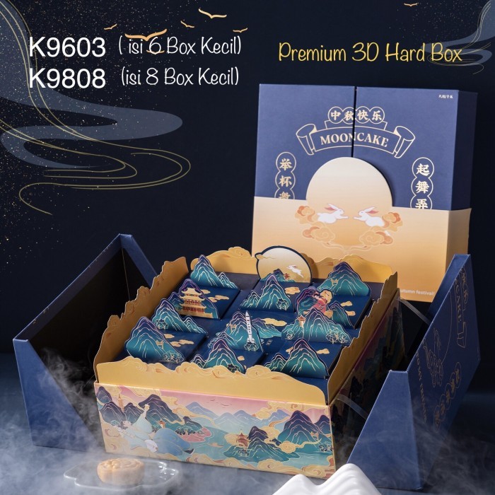 

Kotak Mooncake PREMIUM K9603/ K9808 dus Packaging - 3D HARD BOX