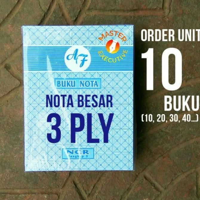

Sale Af Buku Nota Kontan Besar 3 Ply Ncr / B3 Rangkap
