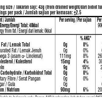

Ikan Tuna Kaleng Paket 6 Flakes Light In Water Ayam Brand 150Gr