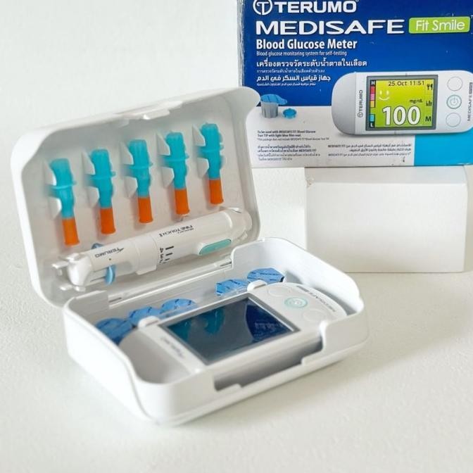 Terumo MEDISAFE Fit Smile Blood Glucose Meter | Alat Cek Gula Darah