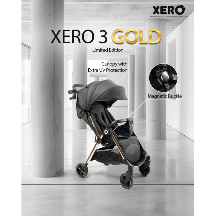 Xero3 Stroller Baby Auto Fold Travelling Newborn Up to 50kg