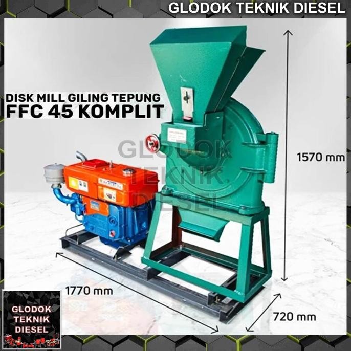 

BRG BARU Mesin Giling Tepung Disk Mill FFC 45 / Penepung FFC45 TERBAIK