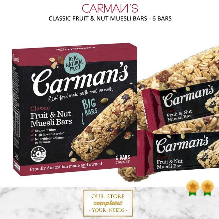 CARMAN'S ROASTED NUT BAR GRANOLA CARMANS PROTEIN GREEK STYLE YOGURT