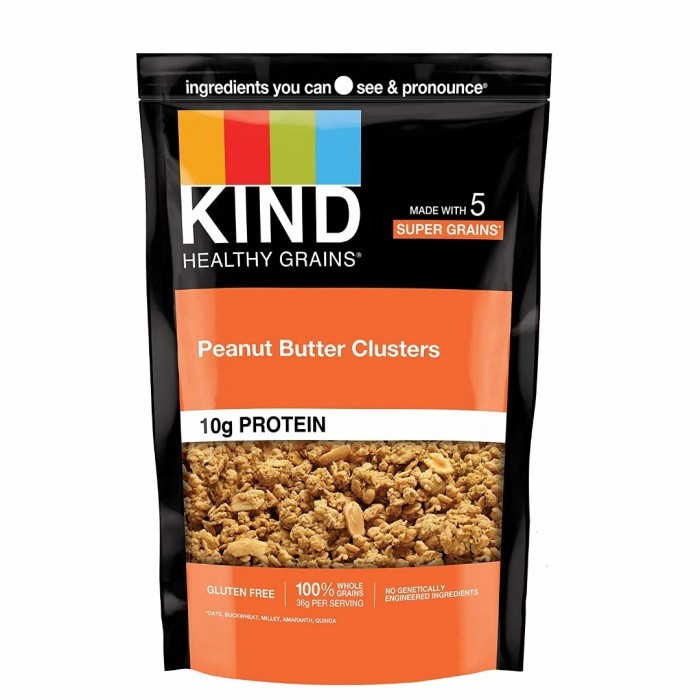 

Kind healthy grain peanut butter cluster 11oz 312gr