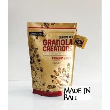 

Granola Creations Cinnamon & Raisin 480 gr // Sereal Sehat Bergizi