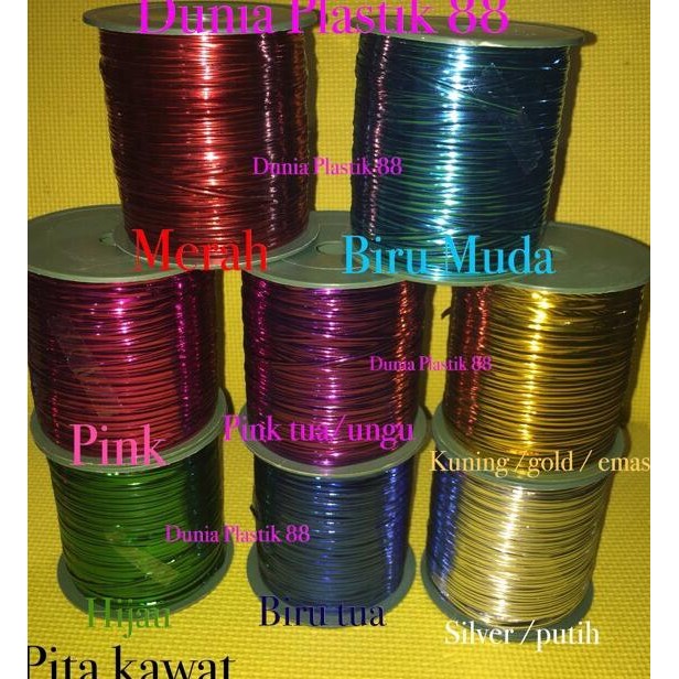 

1GULUNG/500YARD/-+150METER TALI PITA KAWAT IKAT PENGAIT KAIT FOIL STOK TERBATAS