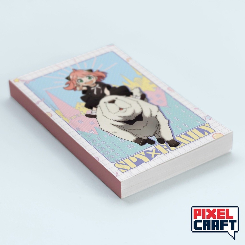 

Pocket Note Anime SPY x FAMILY Softcover A6 Motif Anya & Bond