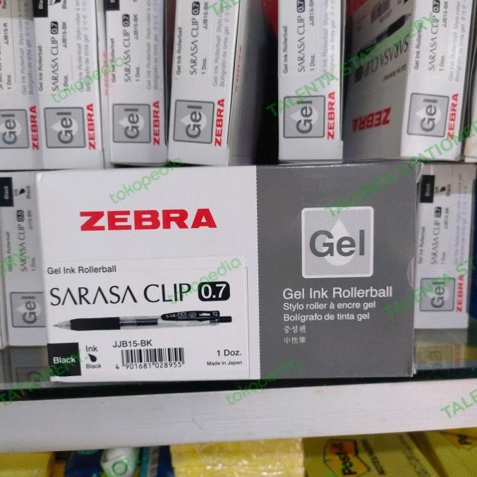 

pulpen sarasa 0,7 Black harga 1 lusin isi 12 pcs original promo