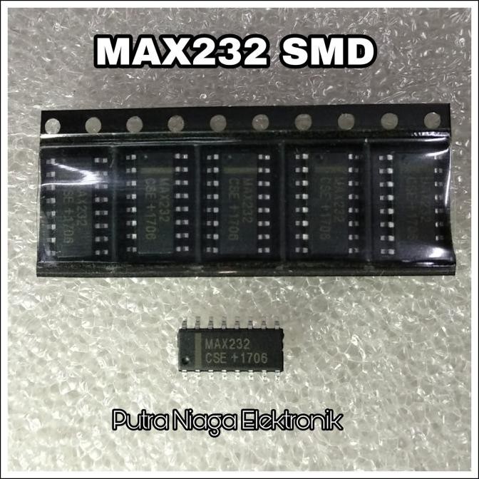 Murah (10) ic MAX232 CSE SMD SOP-16 MAX232SCE putr4n Murah