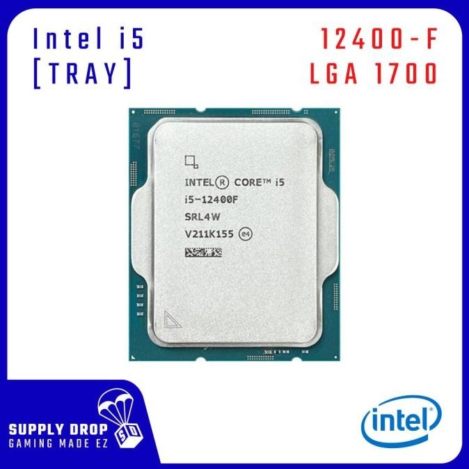 BEBAS ONGKIR - Intel Core i5 12400F 2.5 GHz 6 Core 12 Threads - LGA1700 - [TRAY]
