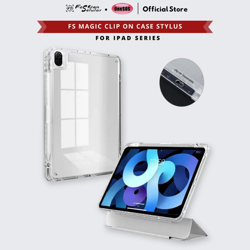 (new model) FS Case iPad Magic Clip-on Separable Stylus for iPad 5 6 7 8 9 10  | iPad Air 1 2 4 5 Cl
