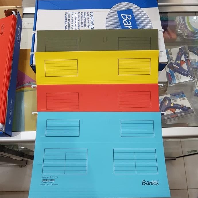 

TERBARU - Bantex Suspension file (Hang map) Folio harga 1 dus isi 25 pcs