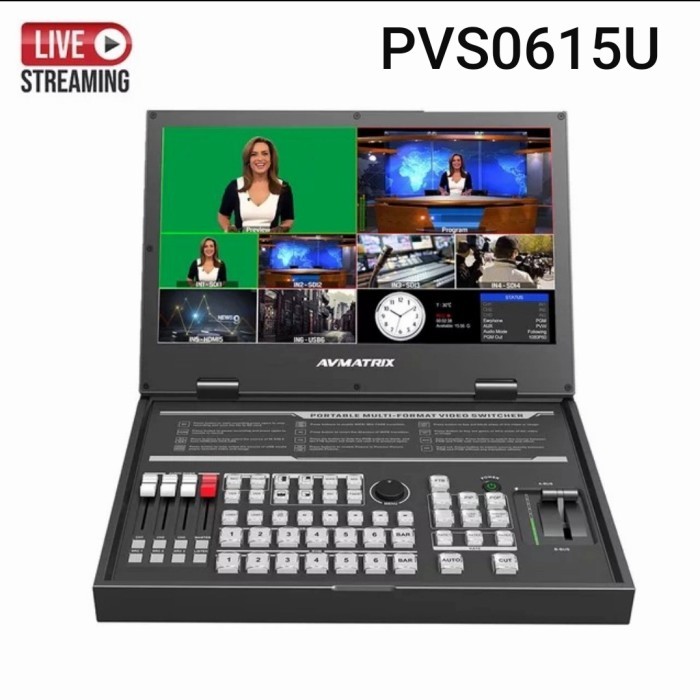 AVMATRIX PVS0615 6-CHANNEL HD SWITCHER + RECORDING