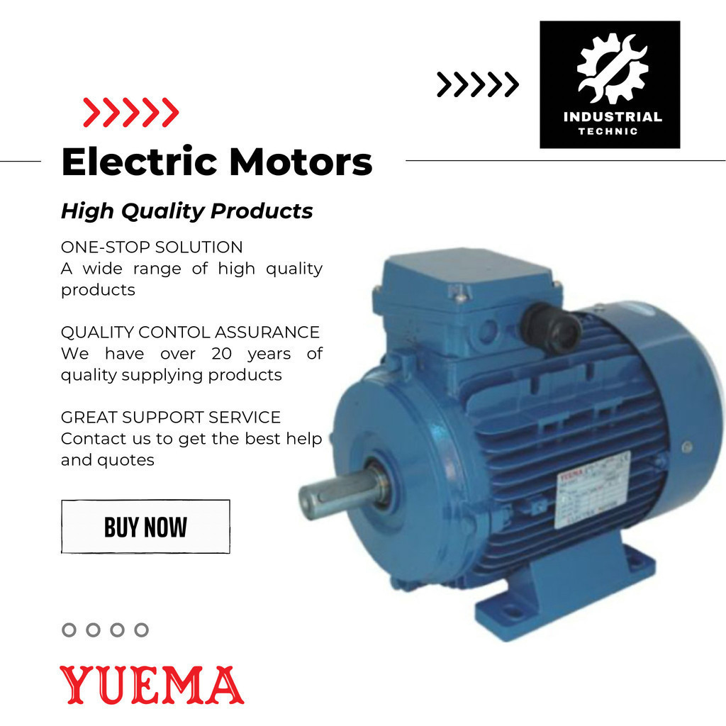 ELECTRIC MOTOR YUEMA SA 4P 11KW 15HP 3PHASE 380V B3/ DINAMO/ MESIN PENGGERAK DINAMO/ ELEKTRIK DINAMO